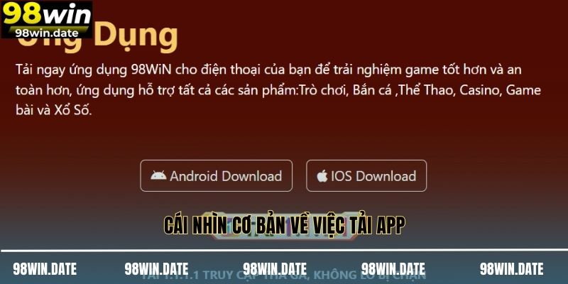 Cái nhìn cơ bản về việc tải app